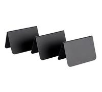 Présentoir de table, 105 x 60 x 65 mm, set de 10, noir