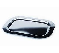 APS 1314 Plateau Finesse, 30 x 24 cm, hauteur 1 cm, acier inoxydable 18/0, lavable au lave-vaisselle, fabriqué en Allemagne