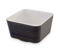 APS 15216 Coupe PLUS, 20 x 20 cm, hauteur : 7 cm, mélamine, intérieur cream, extérieur décor bois chêne foncé
