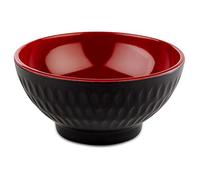 APS 15417 Coupe >>ASIA PLUS<<, Ø 9,5 cm, hauteur 4,5 cm, mélamine, noir mat/rouge brillant