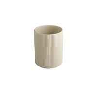 APS 19030 Pot à sauce THE GRID - Porcelaine, Ø 12,5 cm, 1,3 litre, couleur sable, empilable