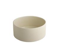 APS 19041 Bol THE GRID - porcelaine, Ø 23 cm, 2,5 litres, couleur sable, empilable