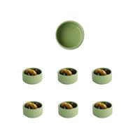 APS 19104 Bol THE GRID - porcelaine sauge, Ø 7,5 cm, 70 ml, empilable, lot de 6