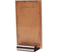 APS 30 porte-cartes de table, porte-cartes, porte-cartes de menu, acier inoxydable, 8 x 7 cm, hauteur 2 cm