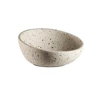 APS 30080 Coupe décorative/corbeille à fruits TERRAZZO - béton, Ø 22 cm, H : 6/10,5 cm, 1,1 litre, aspect terrazzo