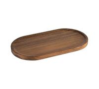 APS 30338 Planche à servir, 28,5 x 15,5 cm, H : 1,5 cm, bois d'acacia, Marron