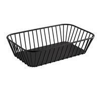 APS 30418 GN 1/4 Urban Panier en métal avec pieds antidérapants Noir 26,5 x 16,2 cm Hauteur 7,5 cm