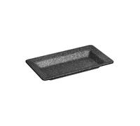 APS 30506 GN 1/4 FROSTFIRE Plateau en aluminium antiadhésif Noir/argenté 26,5 x 16,2 cm Hauteur 3 cm