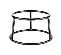 APS 33270 Support de Buffet « Multi Round », Support pour Assiettes, pour saladiers, avec revêtement antidérapant (PVC), Ø 15,5 ou 18 cm, Hauteur 10 cm, métal, Noir