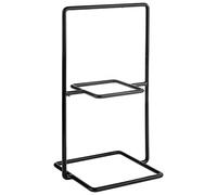 APS 33304 PERFECTO SMALL Présentoir de buffet à 2 niveaux en métal Noir 23 x 19 cm Hauteur 40,5 cm