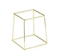 APS 33313 Support de buffet MULTI - métal, 18 x 18 cm, H : 20 cm, doré, empilable