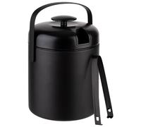 APS 36016 Ice Bucket Set Diameter 14 cm Height 22 cm 1.3 Litres Black