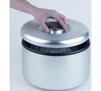 APS 36037 Bac à glaçons, Ø 27 cm, hauteur 20 cm, aluminium, bac intérieur pour 300 glaçons, volume 6 litres