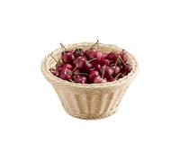 APS 40132 Panier « ECONOMIC », corbeille à pain, corbeille à fruits, Ø 19 cm, hauteur 9,5 cm, polypropylène, beige