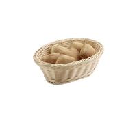 APS 40137 Panier « ECONOMIC », corbeille à fruits, corbeille à pain, 23 x 17 x 8 cm, polypropylène, beige
