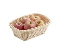 APS 40140 Panier « ECONOMIC », corbeille à fruits, corbeille à pain, 23 x 17 x 8 cm, polypropylène, beige