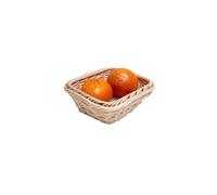 APS 40228 Panier, GN 1/6, 17,6 x 16,2 cm, hauteur 6,5 cm, avec fil d’acier inoxydable dans le bord, polypropylène, beige
