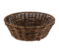 APS 40341 COVE Corbeille ronde tressée en polypropylène Marron Diamètre 20 cm Hauteur 7 cm