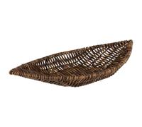 Corbeille à pain COVE, bateau, 300 x 150 mm, marron