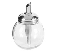 APS 40490 Doseur de sucre, Ø 8,5 cm, hauteur 12 cm, 150 ml, récipient en verre, couvercle à visser en acier inoxydable