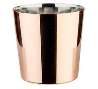 APS 40617 Bol à snacks - Seau/bol de service, Ø 8,5 cm, hauteur 8,5 cm, acier inoxydable, 0,35 litre, aspect cuivre