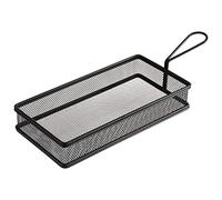 APS 40629 SNACKHOLDER Panier à friture en acier inoxydable Noir 26 x 13 x 5 cm