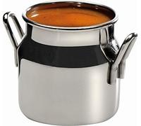 APS 40640 Set de mini pots à lait "SNACKHOLDER", set de 4, Ø supérieur 4,5 cm, hauteur 5 cm, 0,08 litre, acier inoxydable