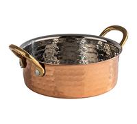 APS 40733 MUMBAI Pot de service en acier inoxydable aspect cuivre Ø 14 cm 0,5 l