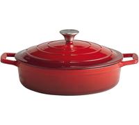 APS 5 Stars Cocotte avec couvercle, hauteur : 70 mm, ø : 280 mm rouge/crème