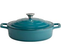 APS 5 Stars Cocotte avec couvercle, hauteur : 70 mm, ø : 280 mm turquoise/creamy
