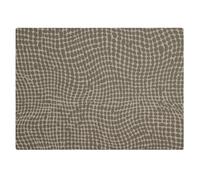 APS 60591 « VELMA » Set de table/napperon, lavable, anti-salissures et antidérapant, 45 x 33 cm, 1 pièce, silicone, marron