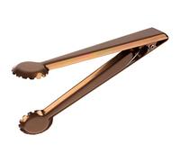 APS 75854 Pince à Glaçons Miroir avec Clip de Fixation Acier Inoxydable Cuivre