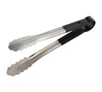 APS 75869 Pince universelle en acier inoxydable 30 cm, Argent/Noir