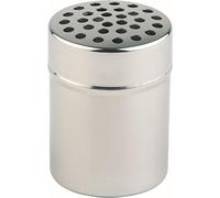 APS 775 Saupoudreuse à fromage et à épices, Ø 5,5 cm, hauteur 7,5 cm, trous Ø 5 mm, récipient en acier inoxydable, couvercle anti-poussière en PP