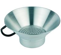 APS 785 Passoire à frites, passoire de cuisine de Ø 39 cm, hauteur 19 cm, avec une poignée encastrée ergonomique, insert perforé amovible, aluminium