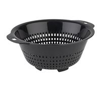 APS 787 Passoire, passoire de cuisine de Ø 27,5 cm, hauteur 12 cm, passoire à pâtes, égouttoir avec poignées encastrées ergonomiques, anthracite