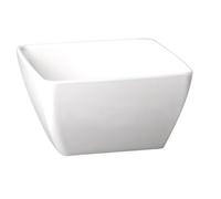 APS 79008 Bol FRIENDLY BOWL 25 x 25 cm, hauteur 12 cm, blanc, fabriqué à partir de plastique recyclé, Made in Germany