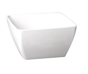 APS 79008 Bol FRIENDLY BOWL 25 x 25 cm, hauteur 12 cm, blanc, fabriqué à partir de plastique recyclé, Made in Germany