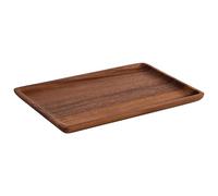 APS 793 Plateau en bois d'acacia huilé 25 x 17 x 1,5 cm
