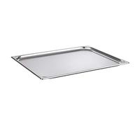 APS 81000 Récipient GN 2/1, récipient gastronorme en acier inoxydable/dimensions 65 x 53 cm/hauteur 2 cm/volume 5 litres