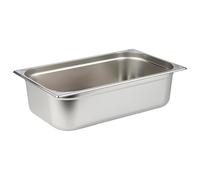 APS 81106 Récipient GN 1/1, récipient Gastronorm en acier inoxydable/Dimensions 32,5 x 53 cm/Profondeur 150 mm/Volume 20 litres
