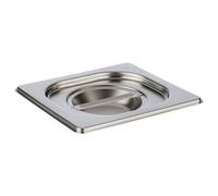 APS Germany Couvercle GN 1/6 175 x 162 x 30 mm en acier inoxydable sans logement pour cuillère