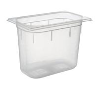 APS 82134 Récipient GN 1/4, 26,5 x 16,2 cm, 200 mm de profondeur, 4,8 litres, Graduation, Polypropylène