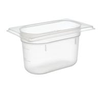 APS 82151 Récipient GN 1/9, 17,6 x 10,8 cm, 100 mm de profondeur, 1,0 litre, graduation, polypropylène