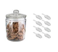 APS 82251 JAR de stockage classique & iDesign pelle cuisine pour 1 cuillère à soupe, petite mesurette en plastique, pelle alimentaire en lot de 8 pour doser la farine, les épices ou la lessive