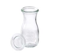 APS 82305 Lot de 6 bouteilles Weck avec couvercle, Ø 5,5 cm, hauteur : 11,5 cm, 150 ml