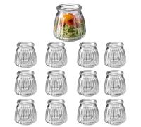 APS 82330 Lot de 12 verres gourmet, diamètre : 6,5 cm, hauteur : 7 cm, 120 ml, verre (sans couvercle)