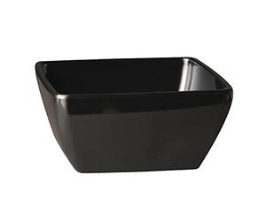 APS 83467 Bol PURE, 12,5 x 12,5 cm, hauteur 6,5 cm, mélamine, noir