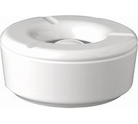 APS 83488 Cendrier anti-vent « CASUAL », Ø 11,5 cm, hauteur 5 cm, mélamine, blanc