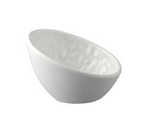 APS 83648 Coupe TAO, 10,5 x 10 cm, hauteur 6,5/3 cm, mélamine, blanc/imitation pierre